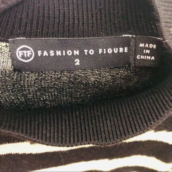 Fashion To Figure Tara Zebra Print Two Piece Pants Set Sz 2X - Picture 10 of 15